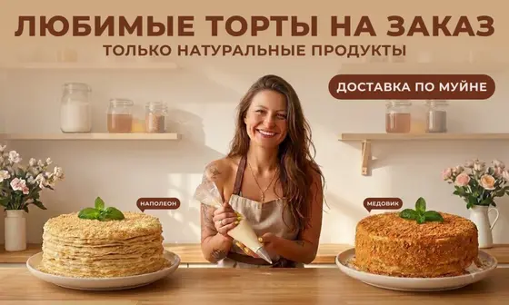 Домашние торты и сырники на заказ