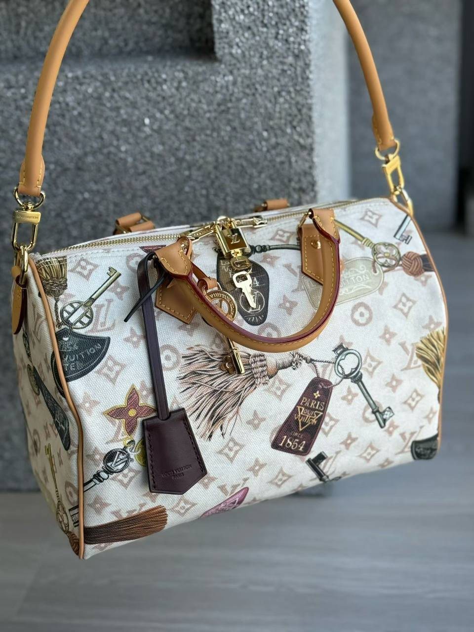 Сумка Louis Vuitton Keepall Style с принтом
