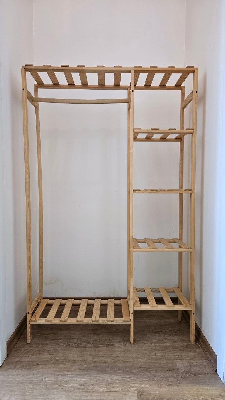 Открытый деревянный шкаф, 94 × 150 × 30 см