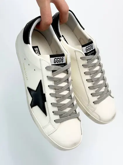 Golden Goose Superstar, белые кроссовки