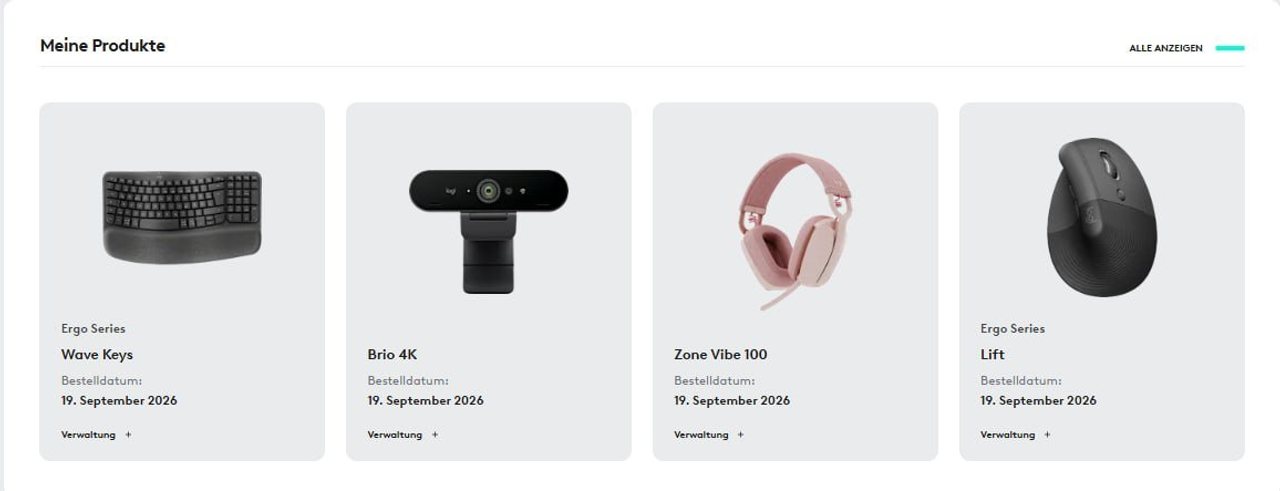 Комплект Logitech с картой AIRBACK