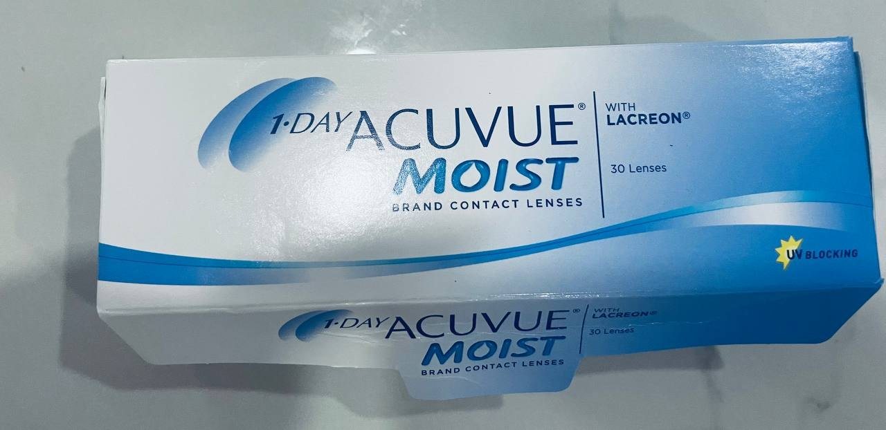 1-Day Acuvue Moist, +1