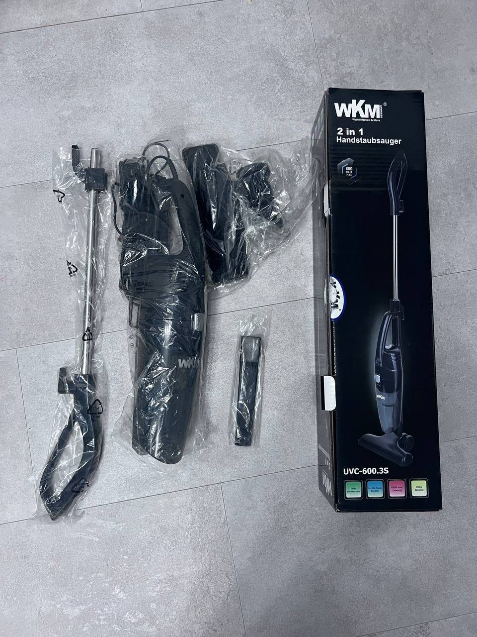 Пылесос WKM UVC-600.3S, 2 в 1