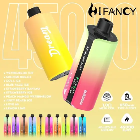 Одноразовая электронная сигарета IFANCY, 45 000 затяжек