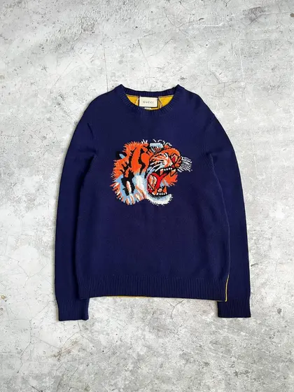 Свитер Gucci Intarsia из шерсти