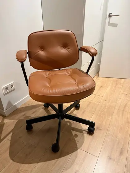 Кресло IKEA ALEFJÄLL, коричневое