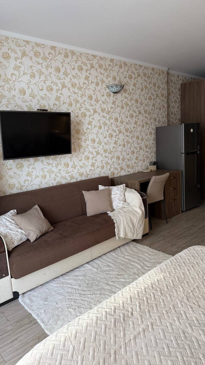 Студия с балконом, 33 м²