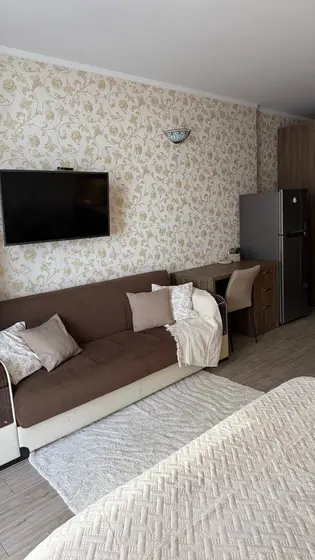 Студия с балконом, 33 м²