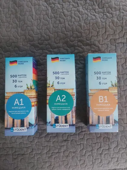 Карточки для изучения немецкого языка A1–B1