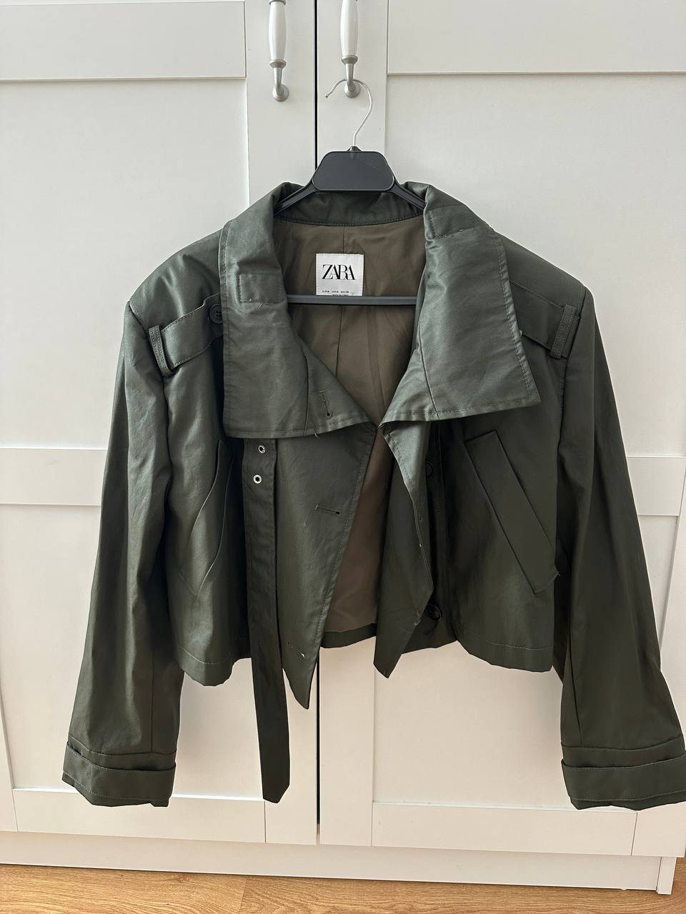 Кроп-тренч и бомбер Zara