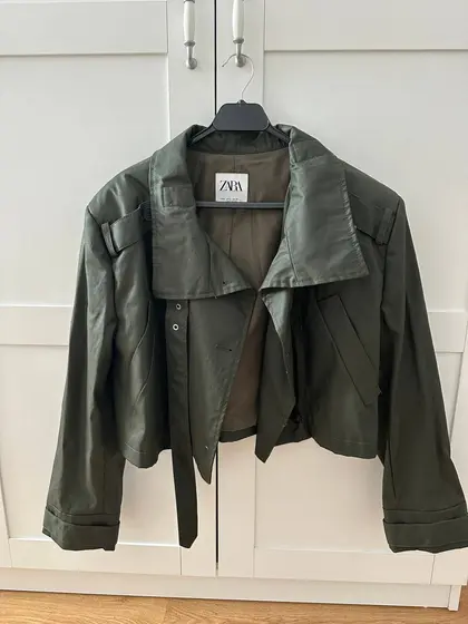 Кроп-тренч и бомбер Zara