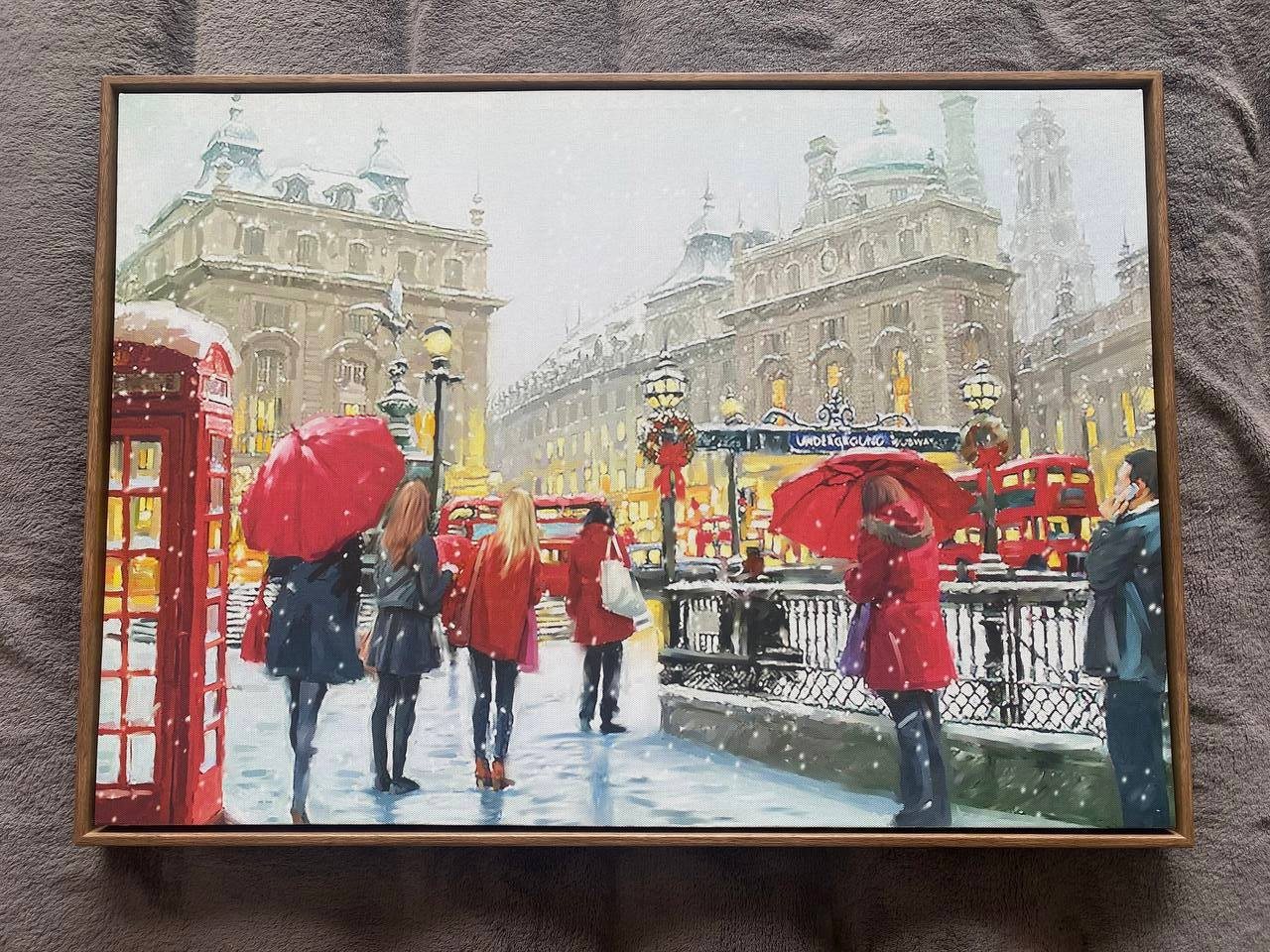 Картина «Зимний Лондон», 50×70 см