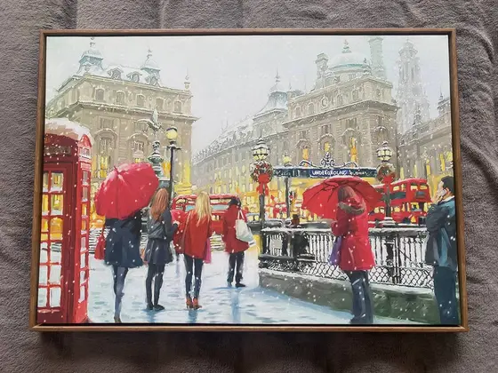Картина «Зимний Лондон», 50×70 см