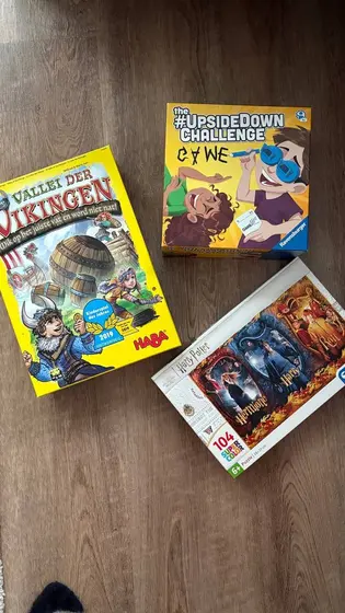 Две настольные игры и пазл