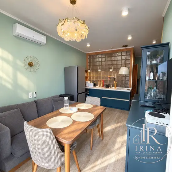 Квартира с 1 спальней и кабинетом, 48 м²