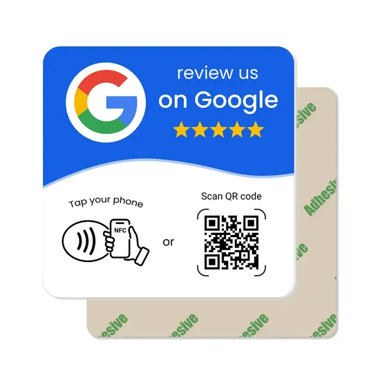 Настройка NFC-карты для отзывов Google