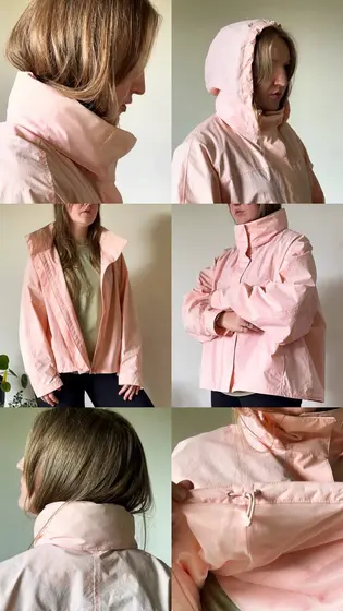 Розовая куртка Uniqlo, XL
