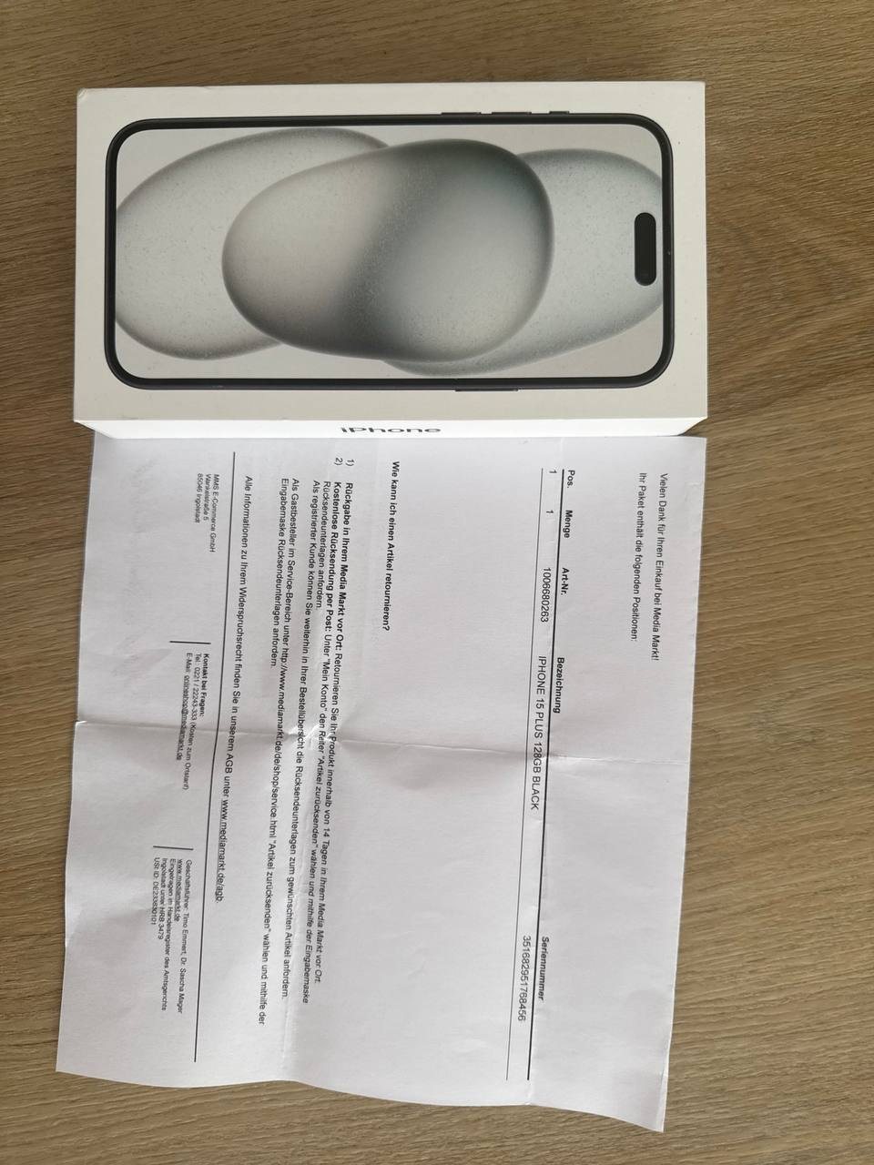 Apple iPhone 15 Plus, 128 ГБ