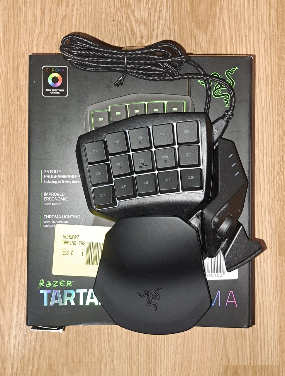 Razer Tartarus Chroma, игровой кейпад