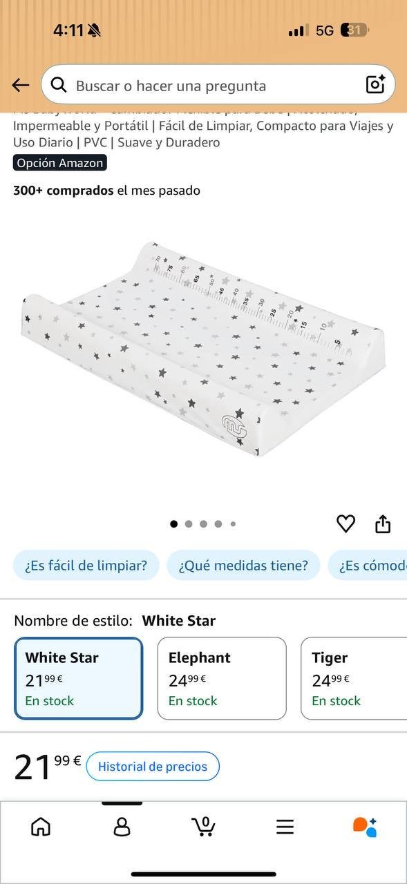 Накладка для пеленания White Star