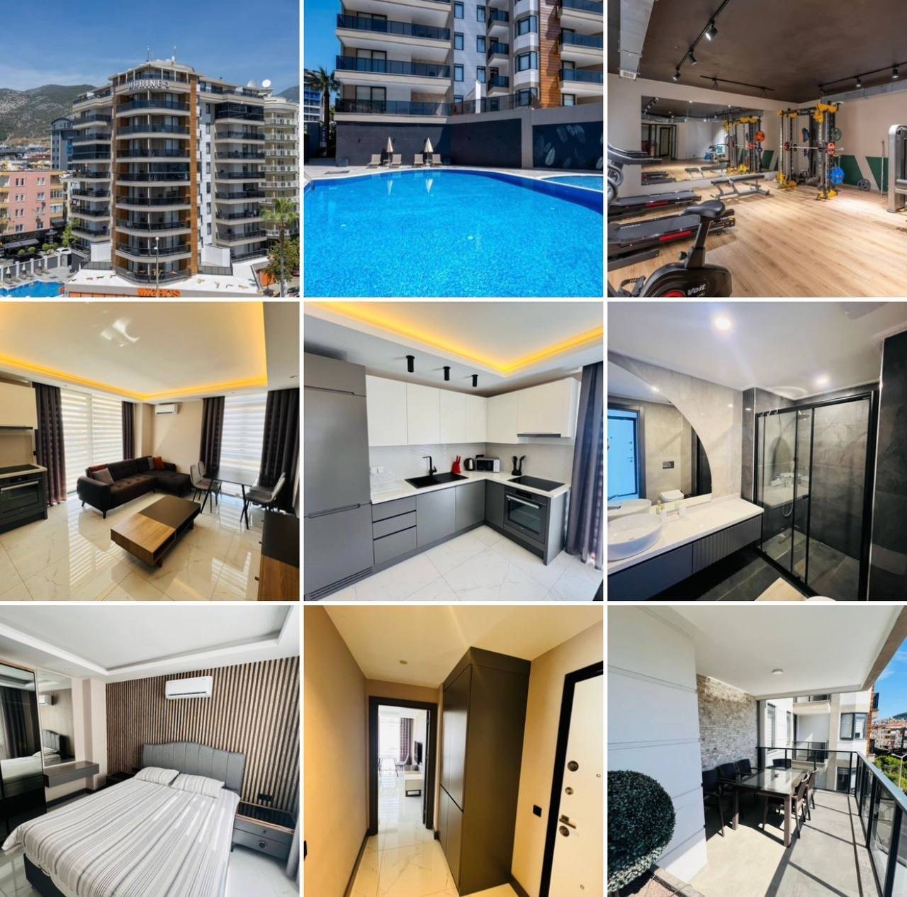 Квартира 1+1, 65 м², с террасой