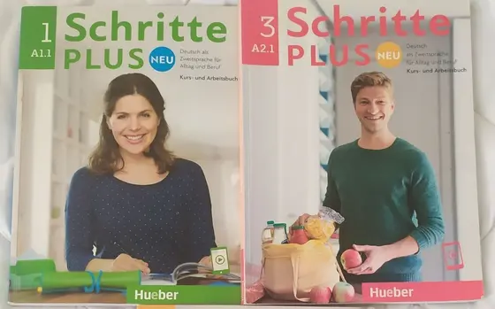 Учебники Schritte Plus 1 и 3