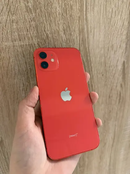 IPhone 12, красный, аккумулятор 100%