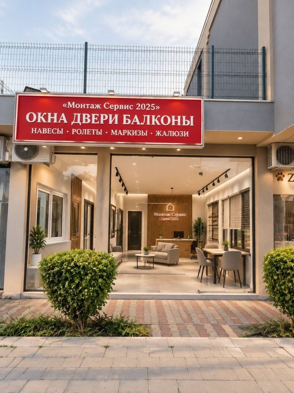 Продажа и монтаж окон, дверей и москитных сеток