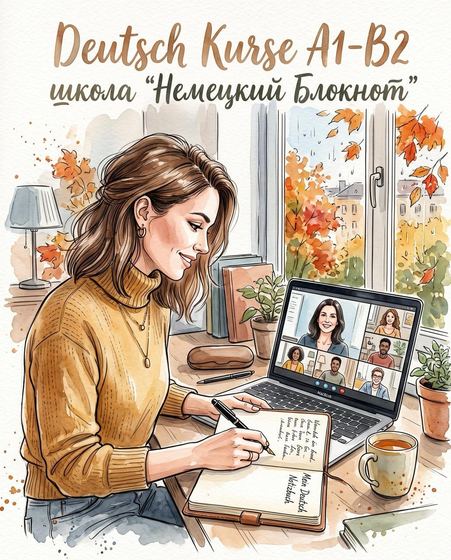 Немецкий для реальной жизни и экзаменов — в школе «Немецкий Блокнот».