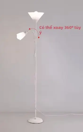 Двойной торшер с поворотом 360°