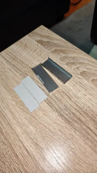 Радиатор для SSD M.2 с термопрокладками