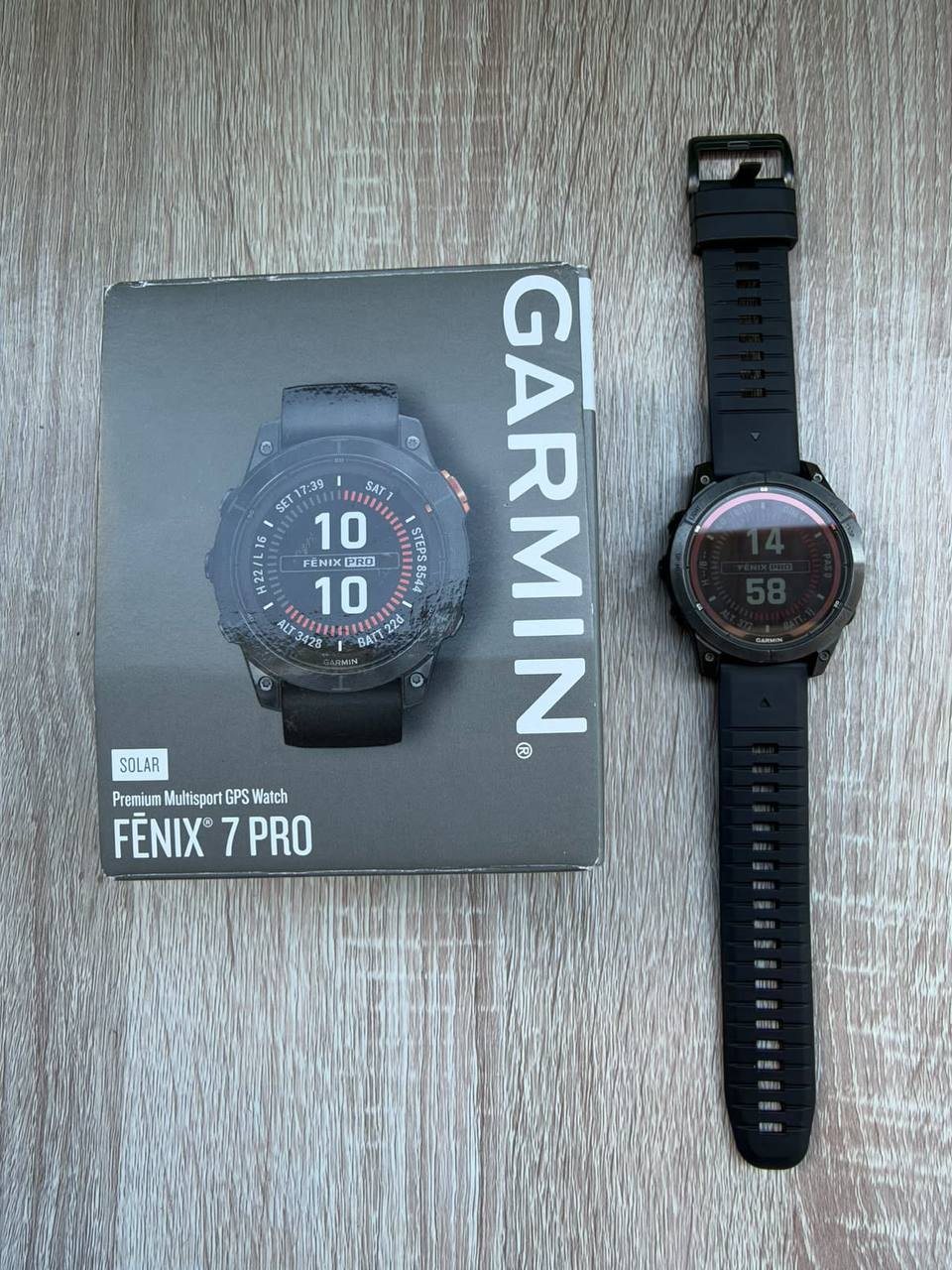 Garmin Fenix 7X Pro Solar с аксессуарами