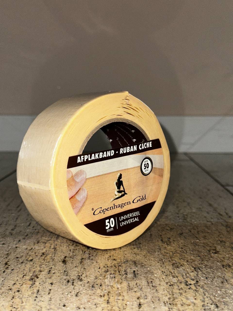 Малярный скотч Copenhagen Gold, 50 мм × 50 м, 46 рулонов