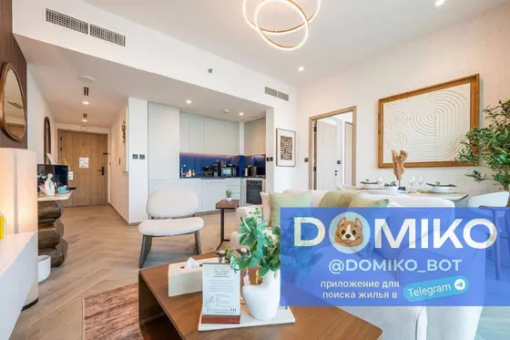 Квартира с 1 спальней, 65 м²