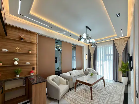 Квартира-студия, 44 м², с мебелью