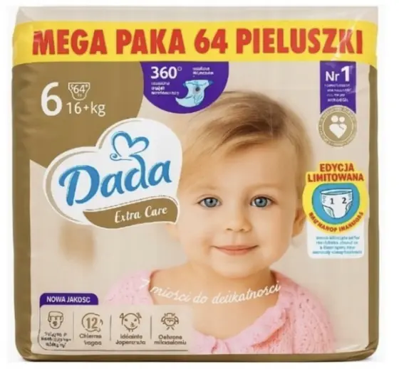 Подгузники Dada 6 и Happy 5