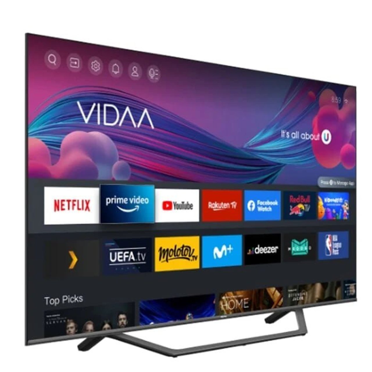 Телевизор Hisense 43A7GQ, 43″ QLED 4K
