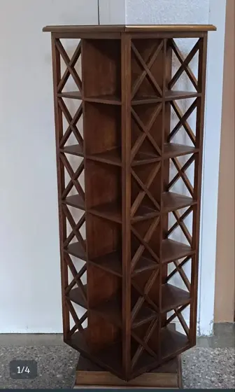 Вращающаяся полка на колёсиках, 126 см