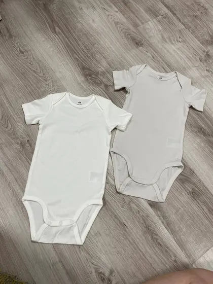 Боди H&M с коротким рукавом, 2 шт., 92 размер
