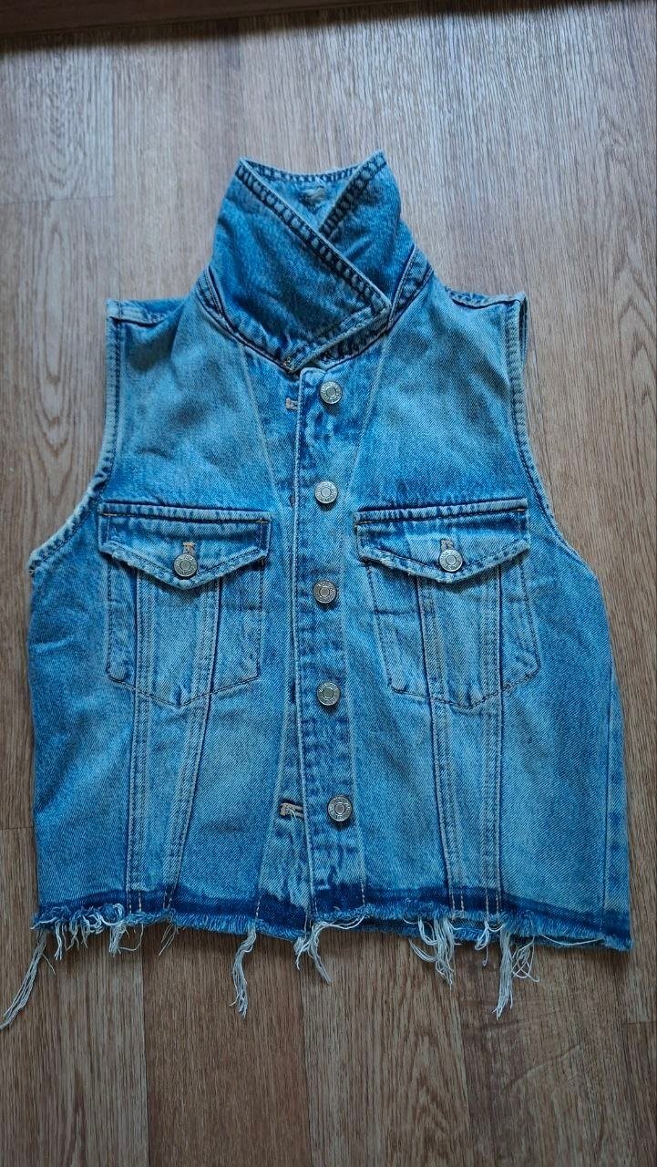 Джинсовая жилетка Zara, XS