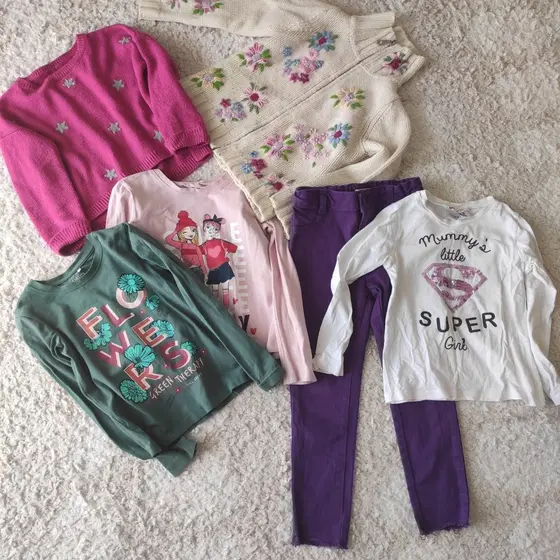Детская одежда на прохладную погоду, 4–5 лет