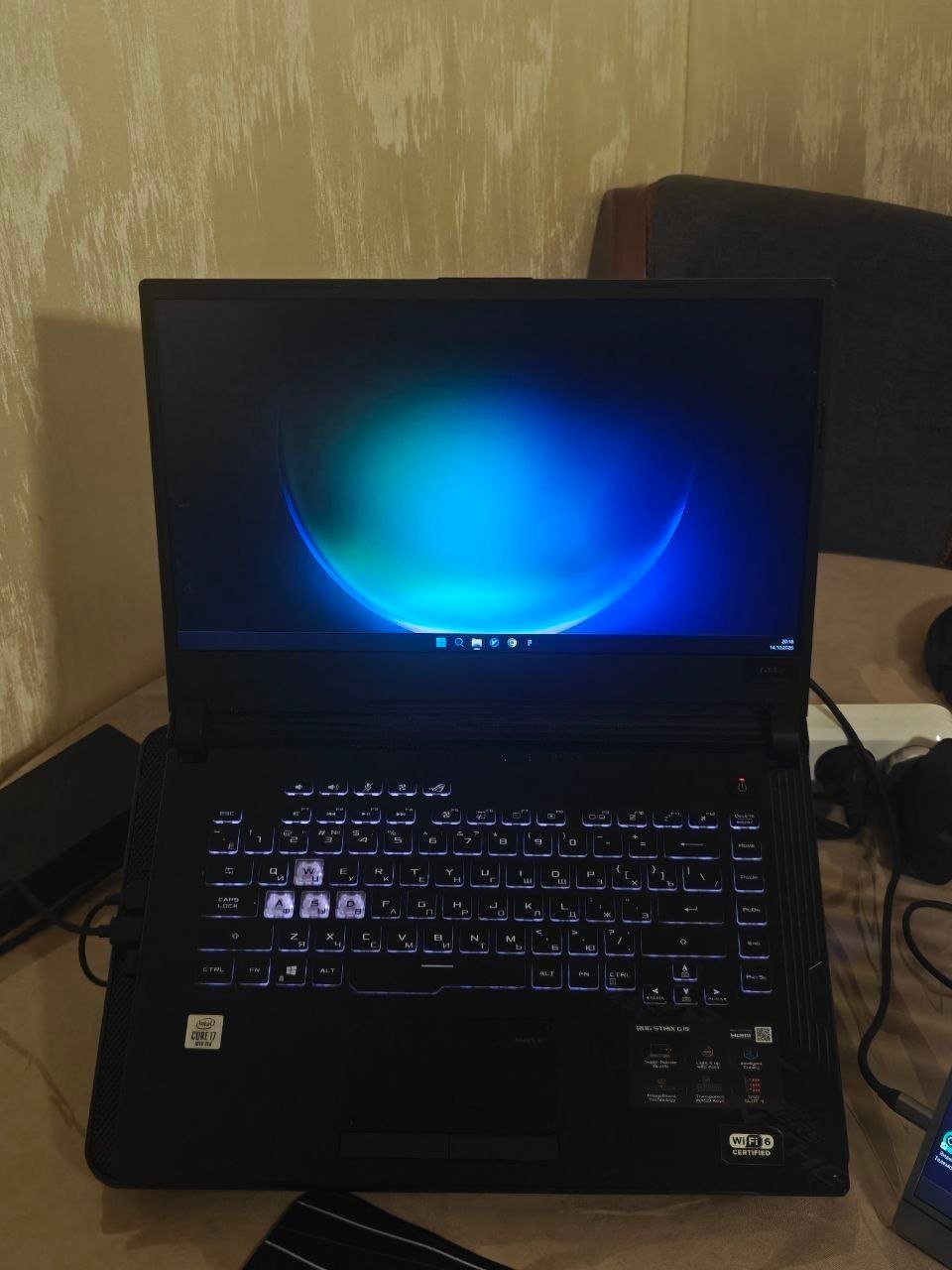 Asus rog strix g15 g512lv, rtx 2060