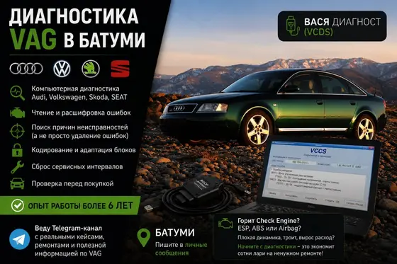 Диагностика автомобилей VAG