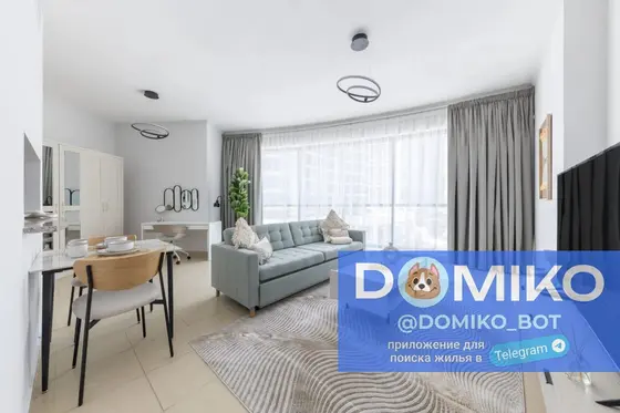 Студия с балконом, 49 м²