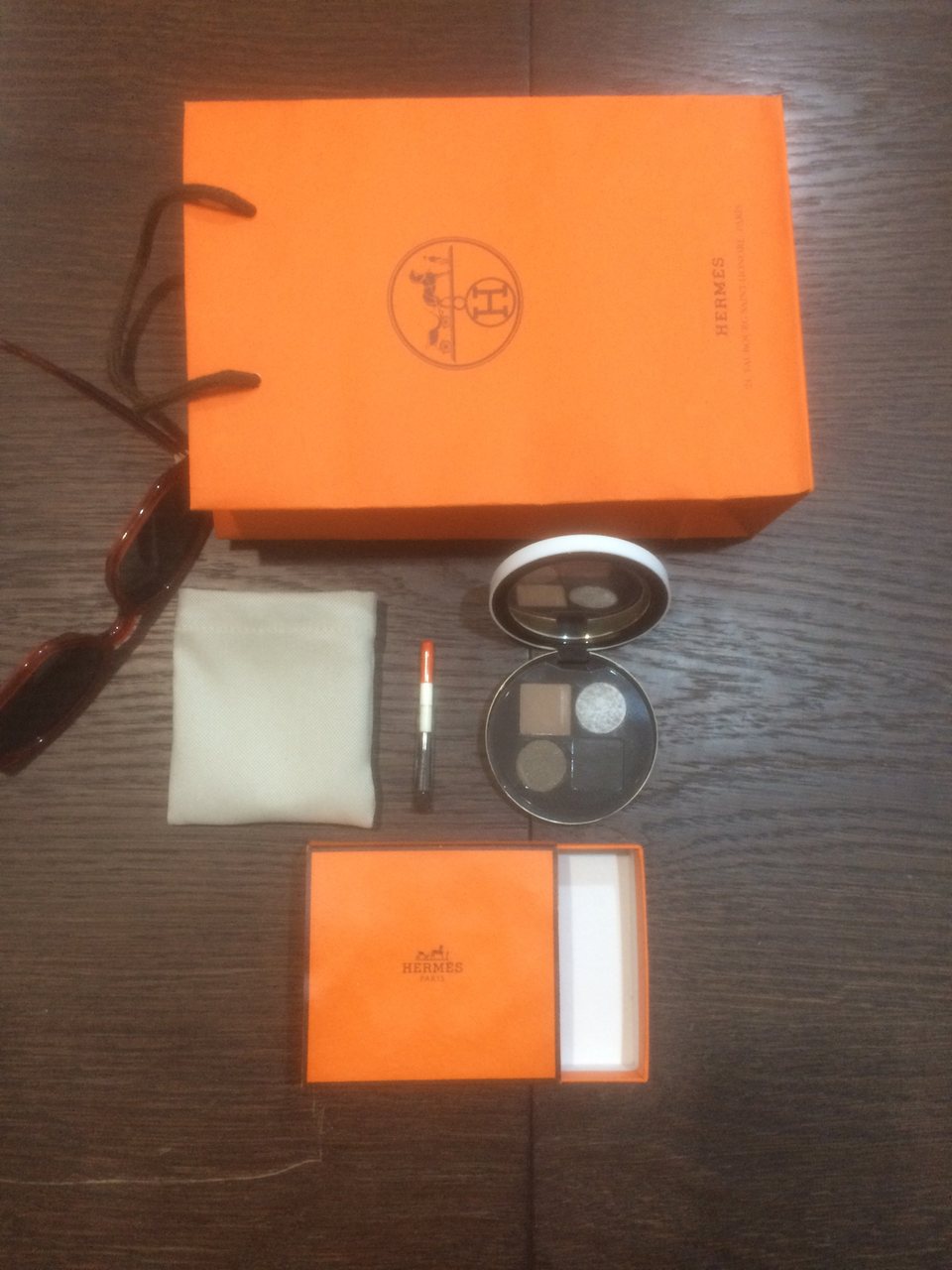 Тени для век Ombres D'Hermès, 05 Ombres Fumées