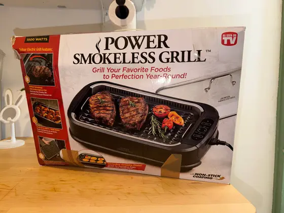 Электрогриль Power Smokeless Grill, 1500 Вт