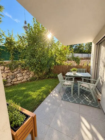 Квартира с 1 спальней и террасой, 54 м²
