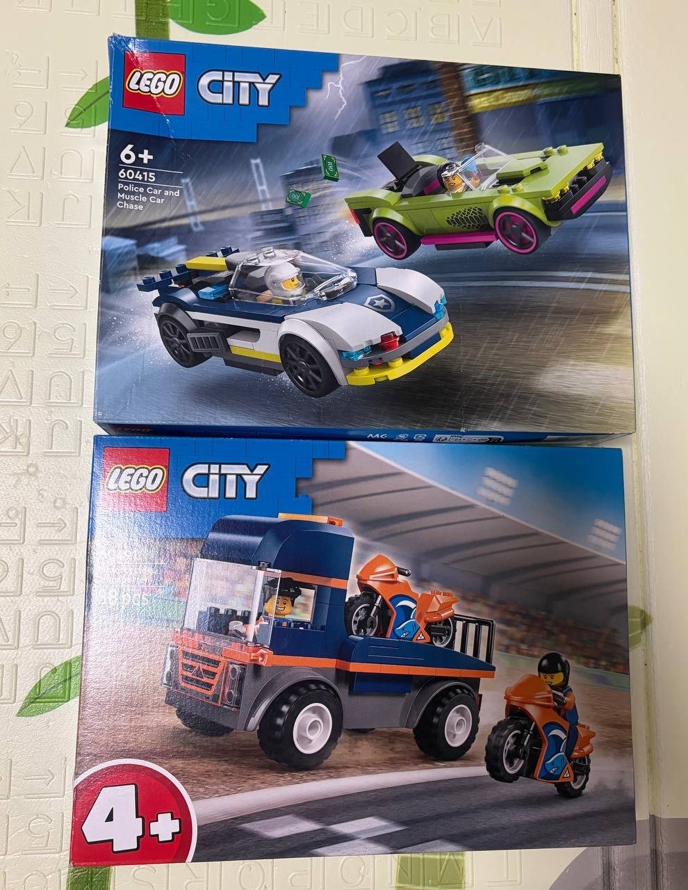 Наборы LEGO City 4+ и 6+
