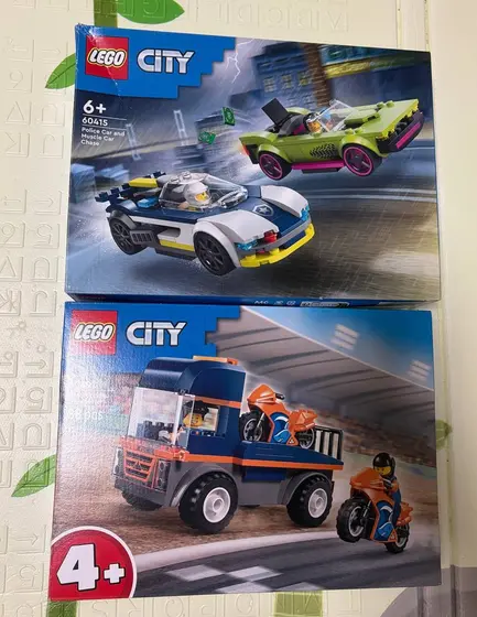 Наборы LEGO City 4+ и 6+