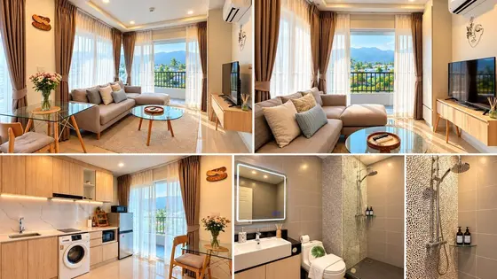 Меблированная квартира, 300 м до пляжа
